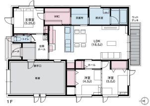 ☆約33坪　3LDK平屋☆<br>
＃GRAND SMART＃新色ハイドロテクトタイル＃グレイスタイル＃フロントオープン食洗機＃インナーガレージ