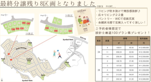 ひうみ町最終分譲も残り８区画となりました。

