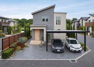 2階建て現場の外観イメージ
