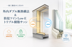 一条工務店の高気密高断熱で一年中快適で安心・安全な暮らしを実現！