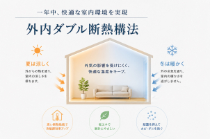 夏の暑さも冬の寒さも気にせず、家族みんなが快適に過ごせる毎日をお過ごしいただけます！
