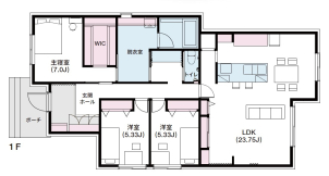 約24帖のLDK,解放感にもこだわりました。こだわりのメーカー設備もみどころです！