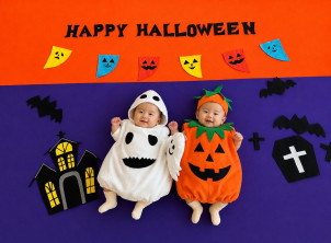 ハロウィンの背景や小物をつけて撮影し、今しか撮れない可愛い表情や姿を絵本のように残せます♪
※応募多数の場合は抽選とさせていただきます
※10/13(火)に連絡がなければ落選となります
※ご予約は上記<font color=red>★★ご予約フォーム★★</font>からお願いします
