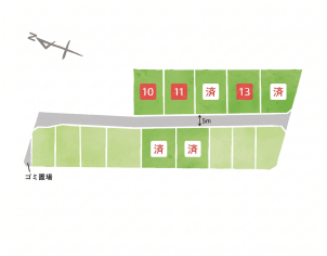 坪数は75坪～80坪、金額は
万円 ～ 万円となっております！詳細は「土地・建売を探す」＞愛媛県＞​東雲町三丁目（販売代理）　からご確認ください。