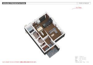 36坪 2階建て ３LDK+書斎
