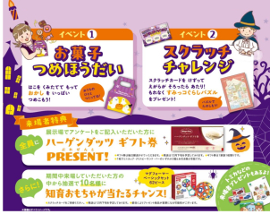 展示場でアンケートをご記入頂いた方にハーゲンダッツのギフト券をプレゼント★