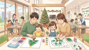 ①手足型アート
