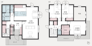 間取り図　☆延べ床面積32.37坪☆