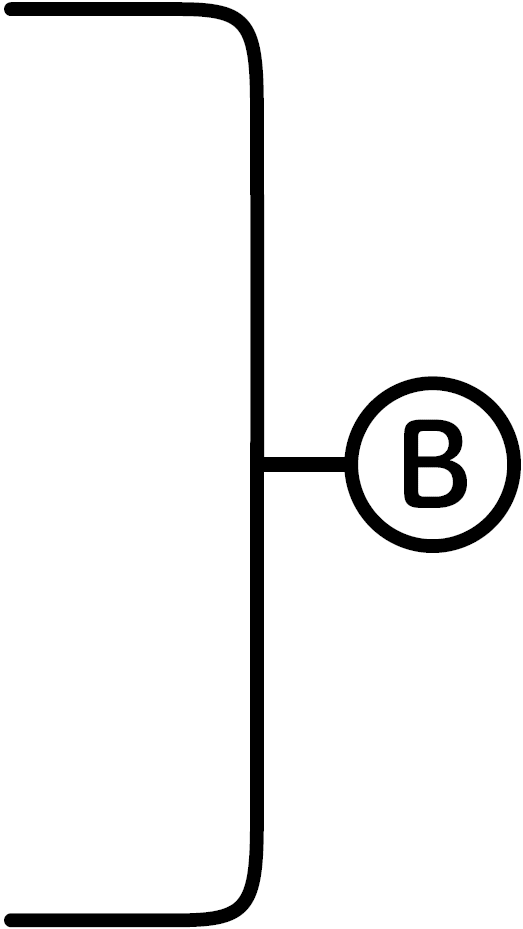 B