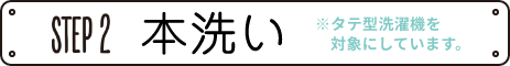 STEP2 本洗い