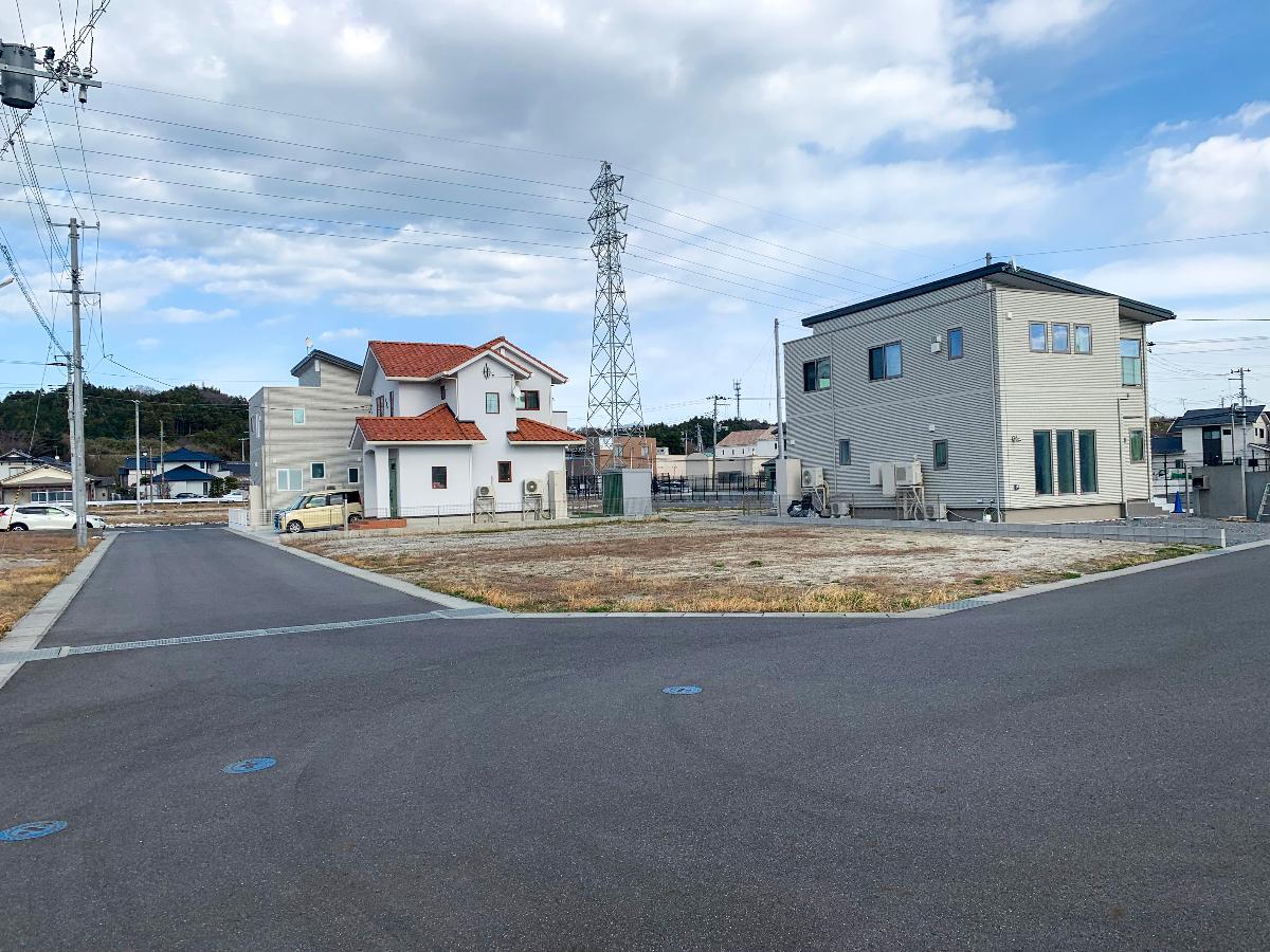 いわき市平幕ノ内 土地 9街区　北側道路　