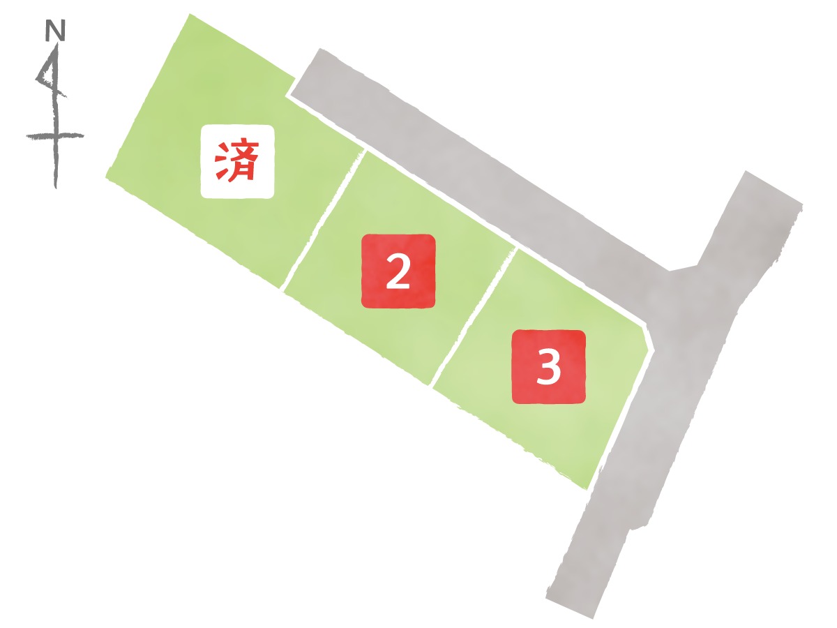 90坪以上のお土地です！ご家族時間を楽しめるお庭を取り入れるのも良いですね！　