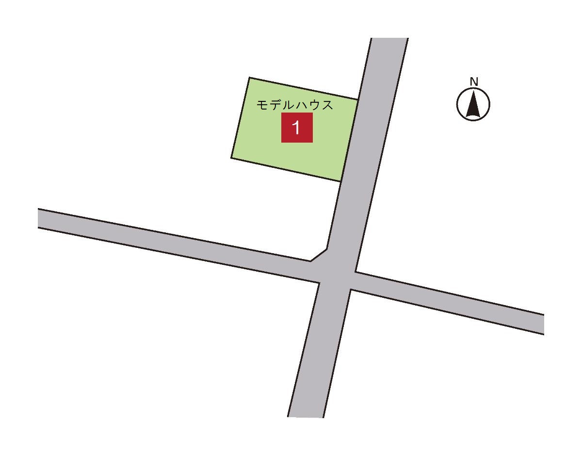 水戸市笠原２期 モデルハウス 区画図