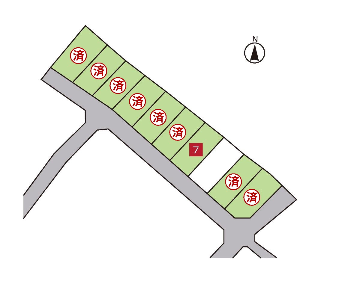 不破郡垂井町綾戸 土地 区画図　