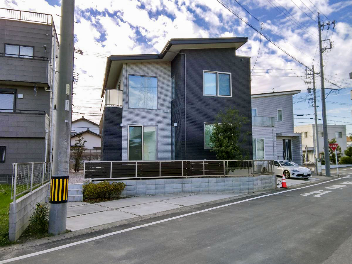西尾市田貫 モデルハウス 区画番号No.2 東側 外観