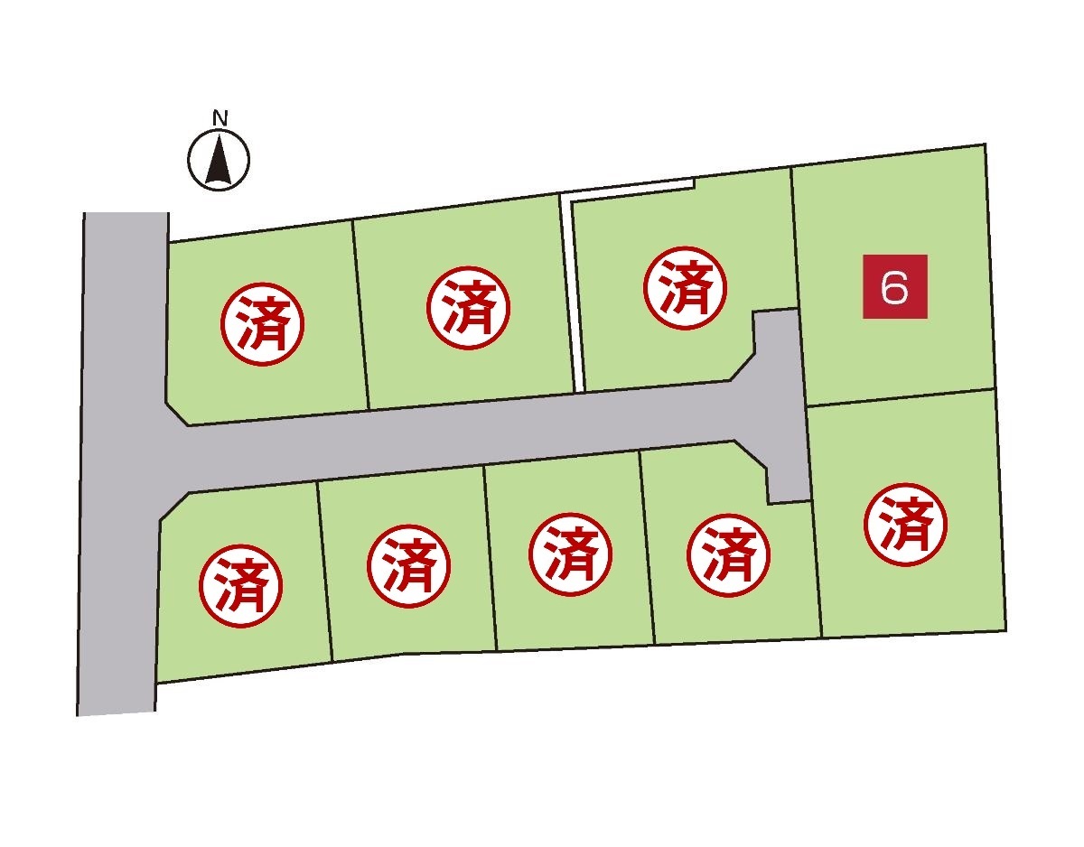 土岐市妻木町 土地 区画図