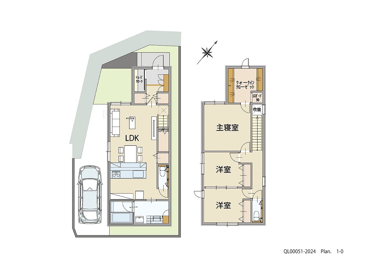 「収納たっぷりで家族の趣味もしっかり収納できるプラン」 <br>建物タイプ:ｉ－ｓｍｉｌｅⅡ+/延床面積:98.56㎡(29.81坪) <br>建物本体価格(参考):2,112万円(税込み)<br>