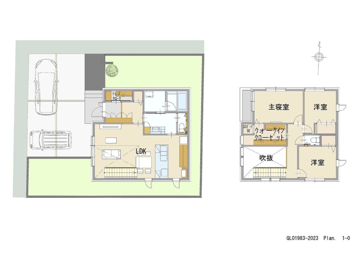 「お客様を呼びたくなる魅力の大空間吹抜け！」 <br>建物タイプ:グラン・スマート/延床面積:101.67㎡(30.75坪) <br>建物本体価格(参考):2,608万円(税込み)<br>