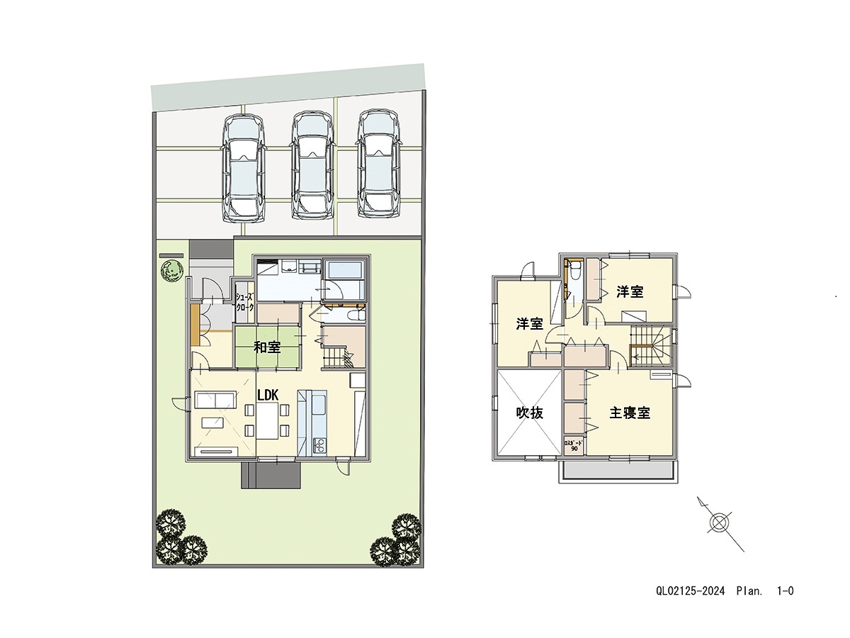 イイコトテラス小山市南半田 土地 区画番号No.10 「日差しが降り注ぐ明るいLDK採用プラン」 <br>建物タイプ:ｉ－ｓｍｉｌｅⅡ+/延床面積:104.1㎡(31.48坪) <br>建物本体価格(参考):2,365万円(税込み)<br>