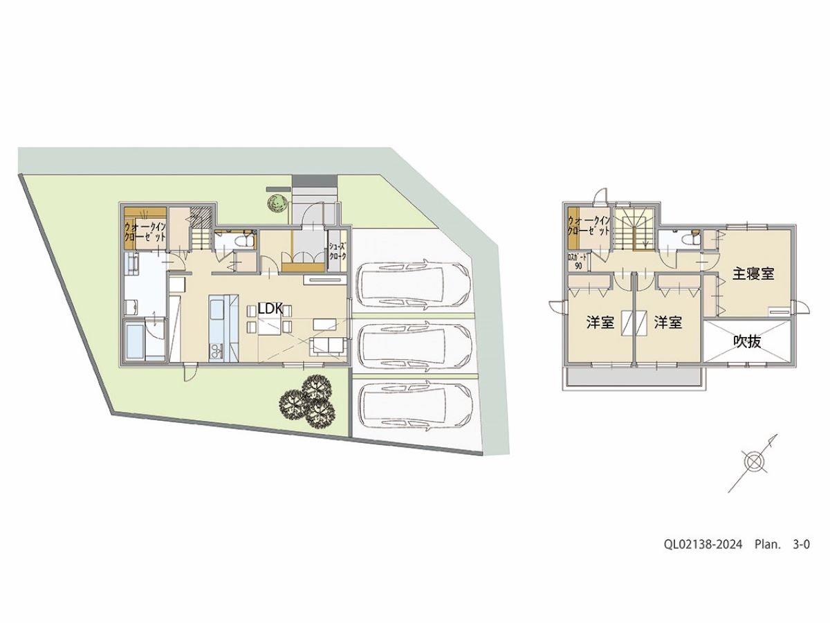 イイコトテラス小山市南半田 土地 区画番号No.23 「日差しが降り注ぐ明るいLDK採用プラン」 <br>建物タイプ:ｉ－ｓｍｉｌｅⅢ＋/延床面積:100.8㎡(30.48坪) <br>建物本体価格(参考):2,262万円(税込み)<br>