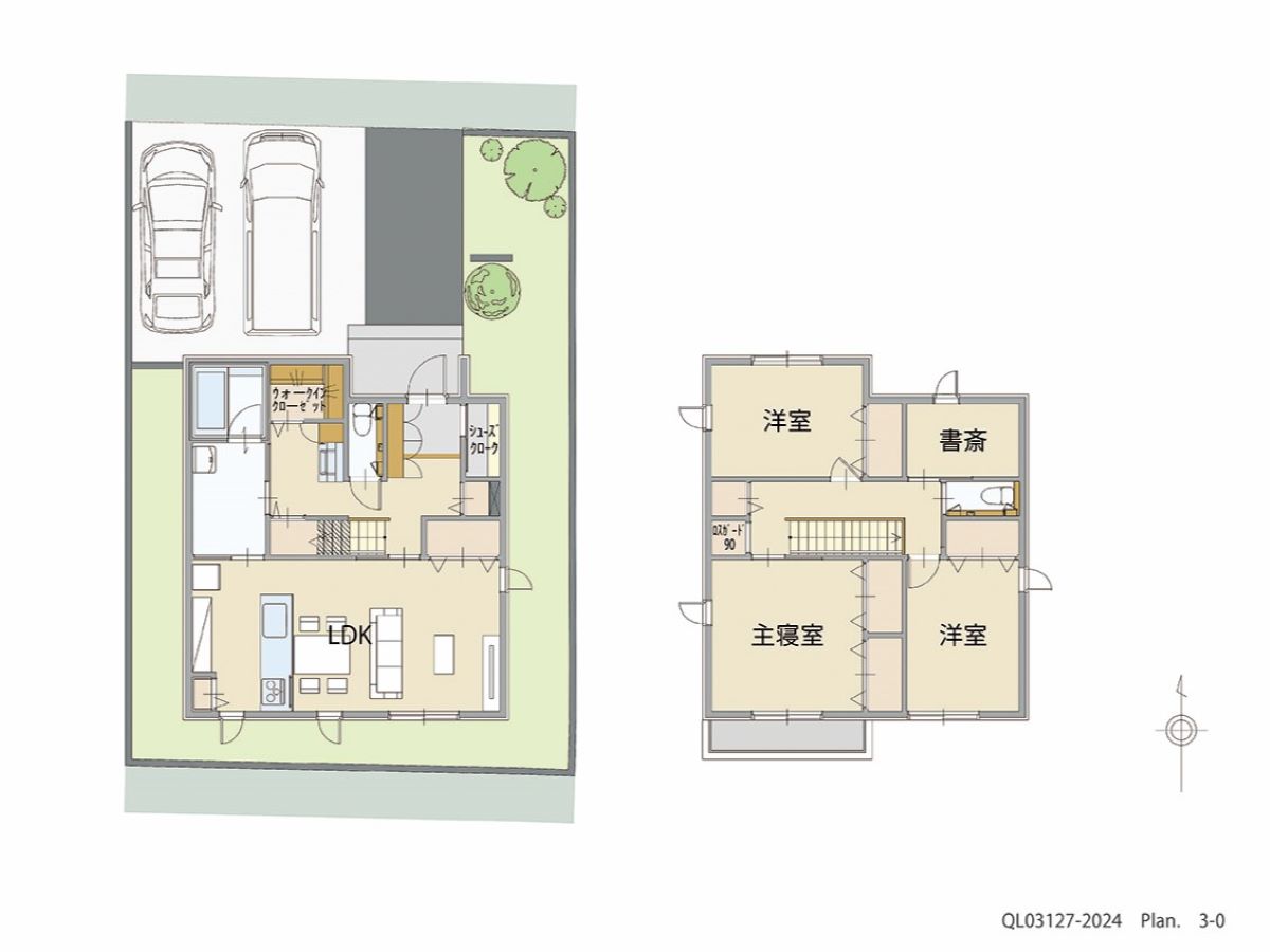 「家事動線スッキリ！収納の充実したプラン」 <br>建物タイプ:ｉ－ｓｍａｒｔⅡ/延床面積:114.2㎡(34.54坪) <br>建物本体価格(参考):2,772万円(税込み)<br>