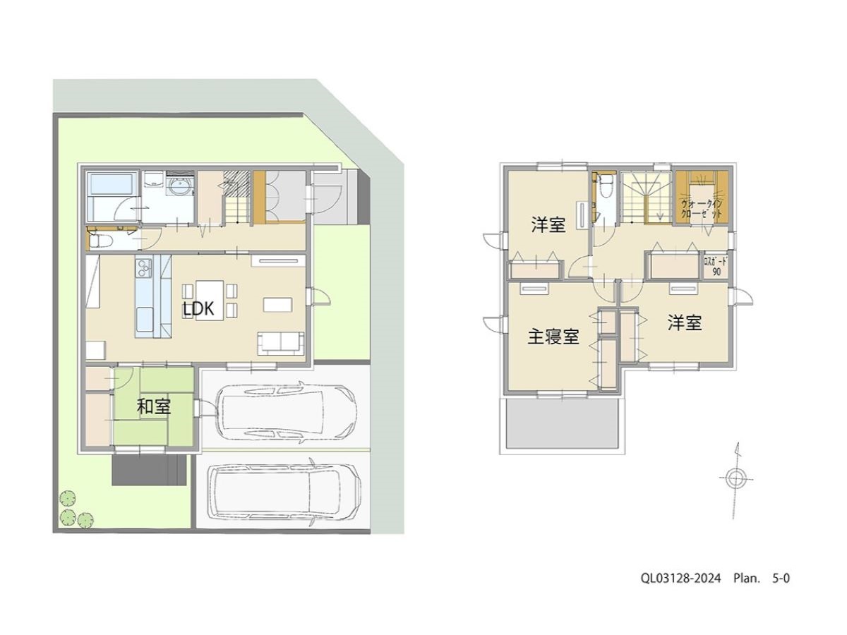 「家族の時間も、それぞれの時間も大切に過ごせるプラン」 <br>建物タイプ:ｉ－ｓｍａｒｔⅡ/延床面積:107.57㎡(32.53坪) <br>建物本体価格(参考):2,676万円(税込み)<br>