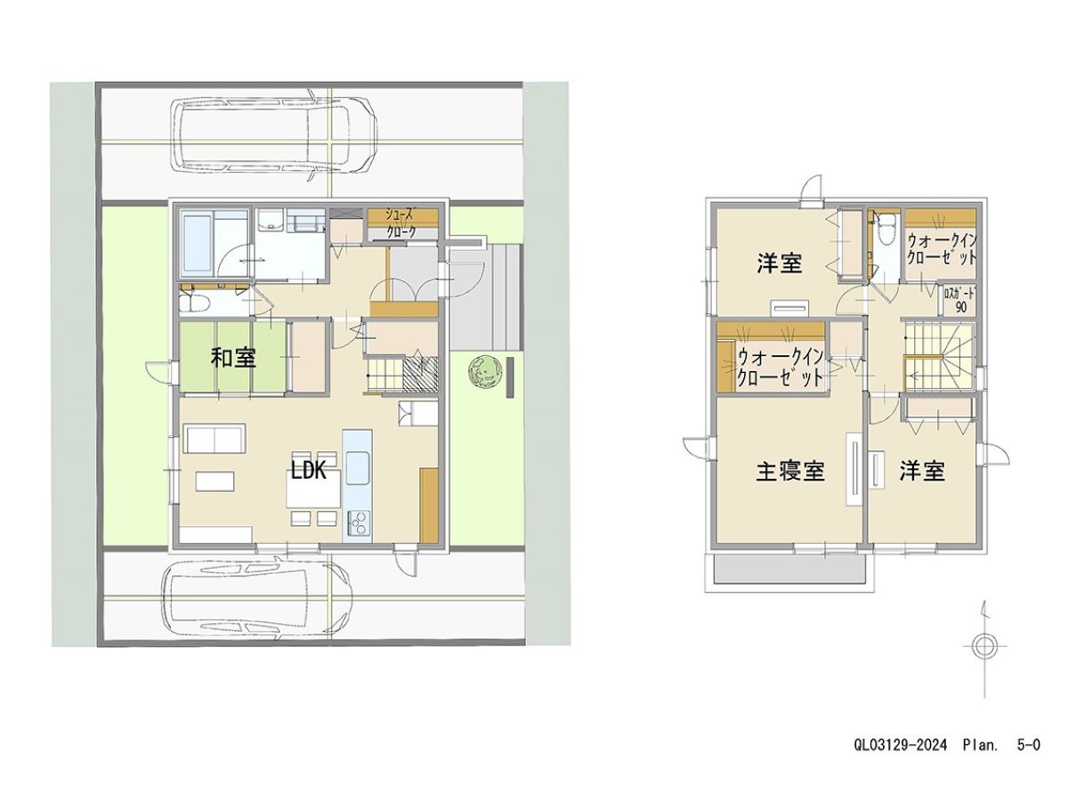 「家族の成長に合わせて変化する子育てにもおすすめのプラン」 <br>建物タイプ:ｉ－ｓｍａｒｔⅡ/延床面積:105.82㎡(32坪) <br>建物本体価格(参考):2,599万円(税込み)<br>