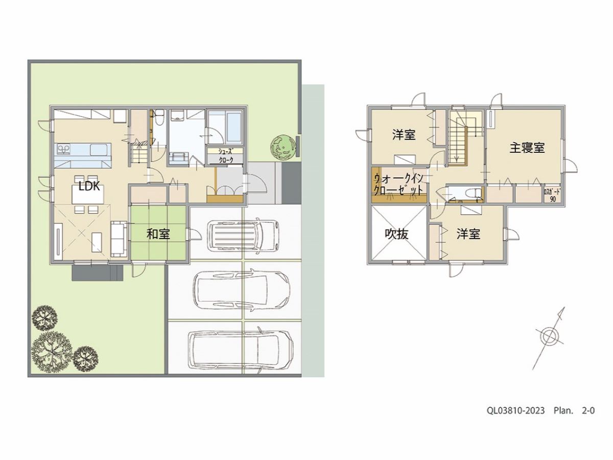 「欲しい！が詰まった充実プラン」 <br>建物タイプ:ｉ－ｓｍｉｌｅⅢＷ/延床面積:111.67㎡(33.77坪) <br>建物本体価格(参考):2,290万円(税込み)<br>