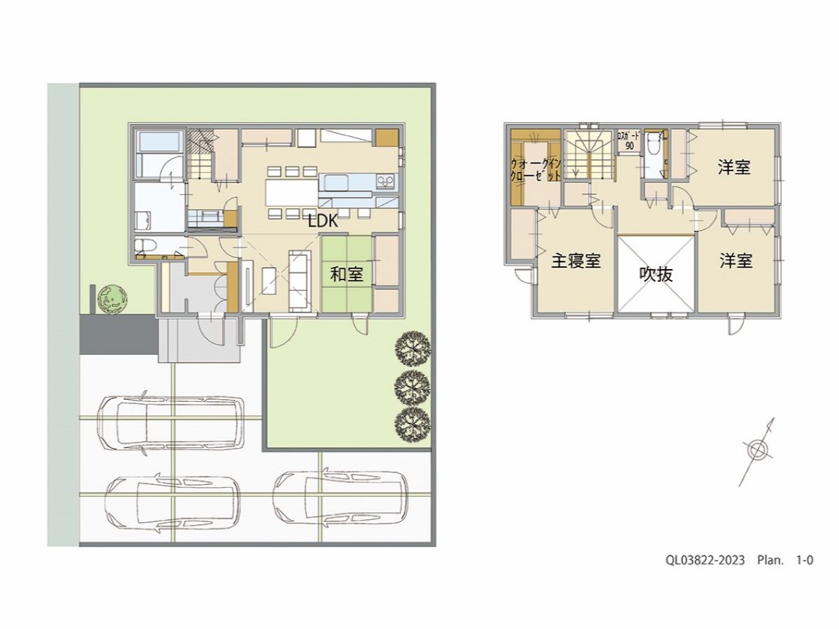 「LDKを中心に家族が集まる家」 <br>建物タイプ:ｉ－ｓｍｉｌｅⅢ＋/延床面積:106.67㎡(32.26坪) <br>建物本体価格(参考):2,338万円(税込み)<br>