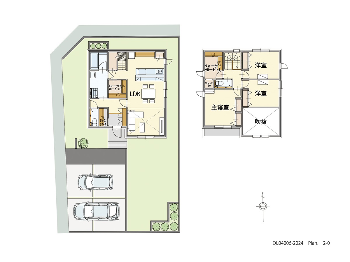 イイコトテラス佐野新都市 土地 区画番号No.18 「欲しい！が詰まった充実の３LDKプラン」 <br>建物タイプ:ｉ－ｃｕｂｅⅢ/延床面積:104.07㎡(31.47坪) <br>建物本体価格(参考):2,434万円(税込み)<br>