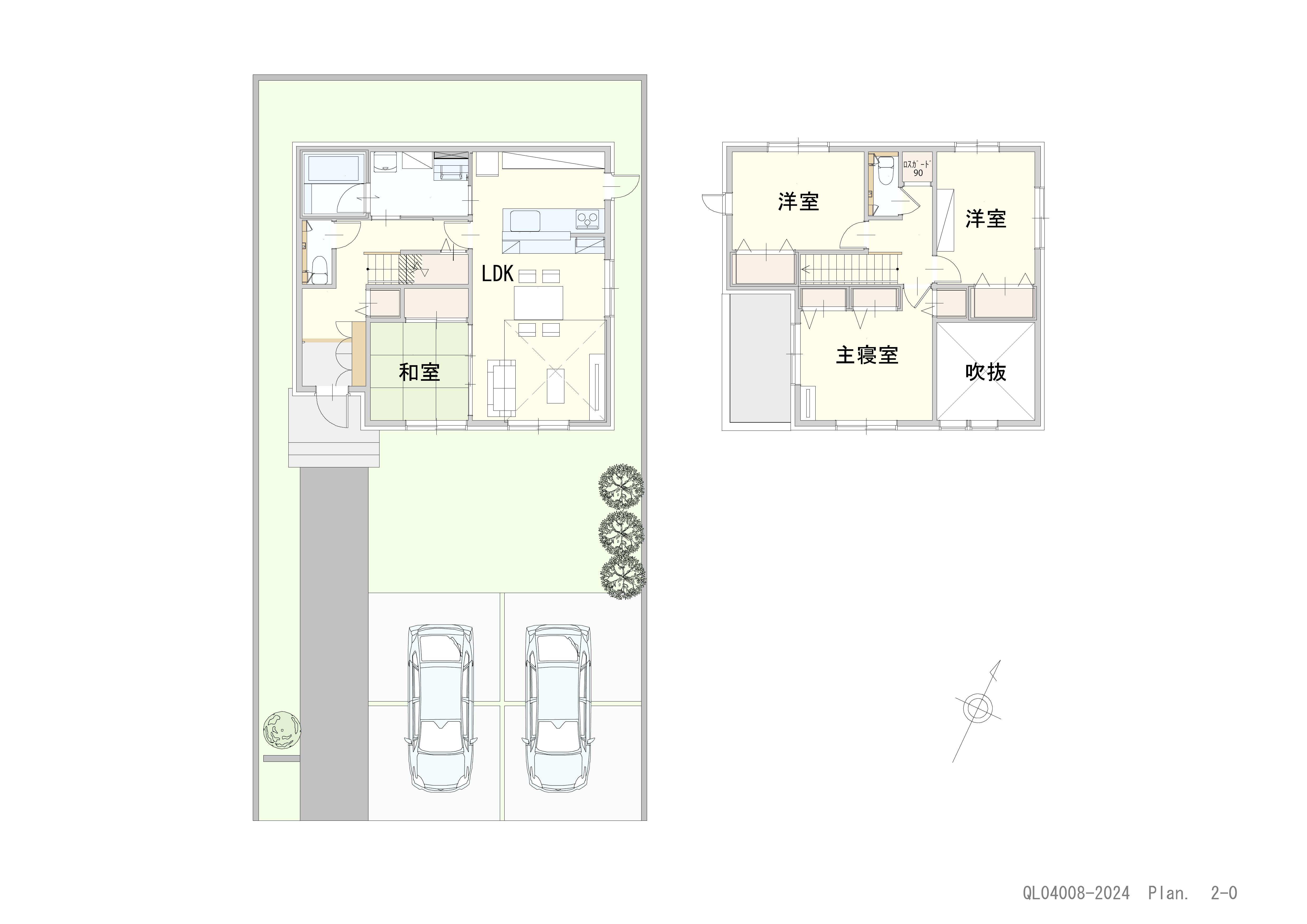 イイコトテラス佐野新都市 土地 区画番号No.20 「日差しが降り注ぐ明るいLDK採用プラン」 <br>建物タイプ:ｉ－ｃｕｂｅⅢ/延床面積:104.94㎡(31.74坪) <br>建物本体価格(参考):2,461万円(税込み)<br>