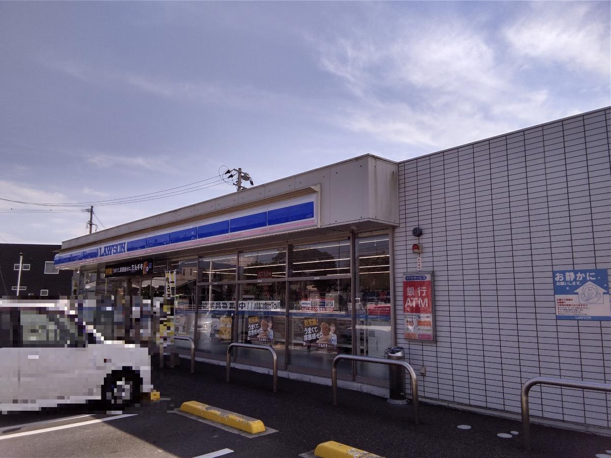 薩摩川内市宮崎町清水田 土地 ローソン薩摩川内宮崎町店まで約500m（徒歩7分）　駐車場も広く、好立地です。