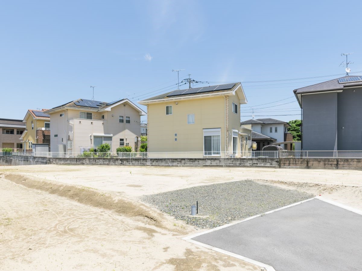 区画7：268.69㎡（81.27坪）　スーパーが身近で毎日の家事負担を減らしてくれます。　