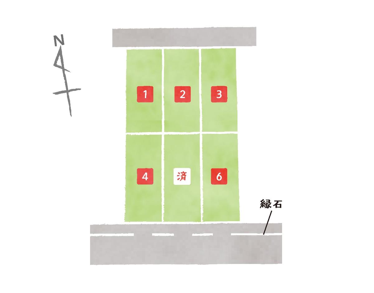 №1は宿泊体験棟予定地です