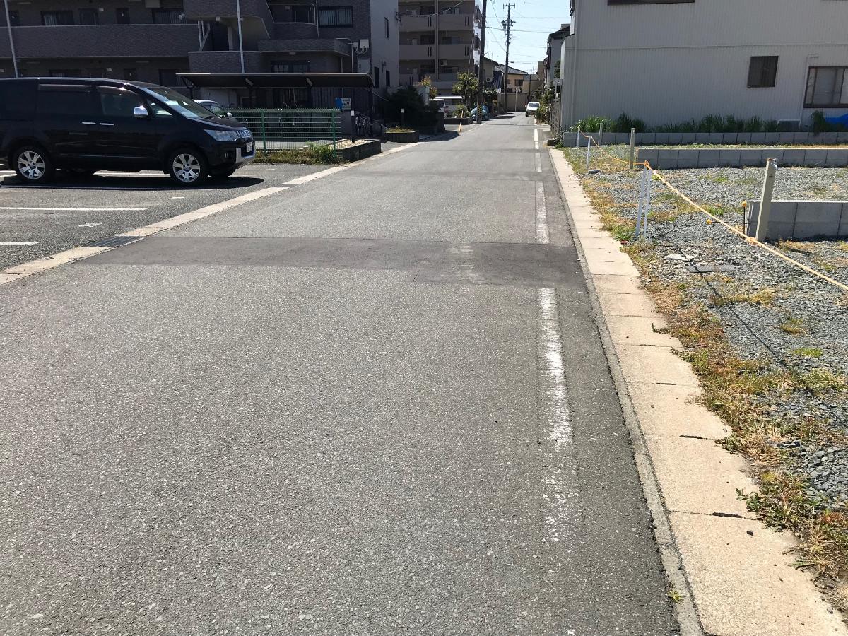 豊川市光陽町 土地 前面道路　