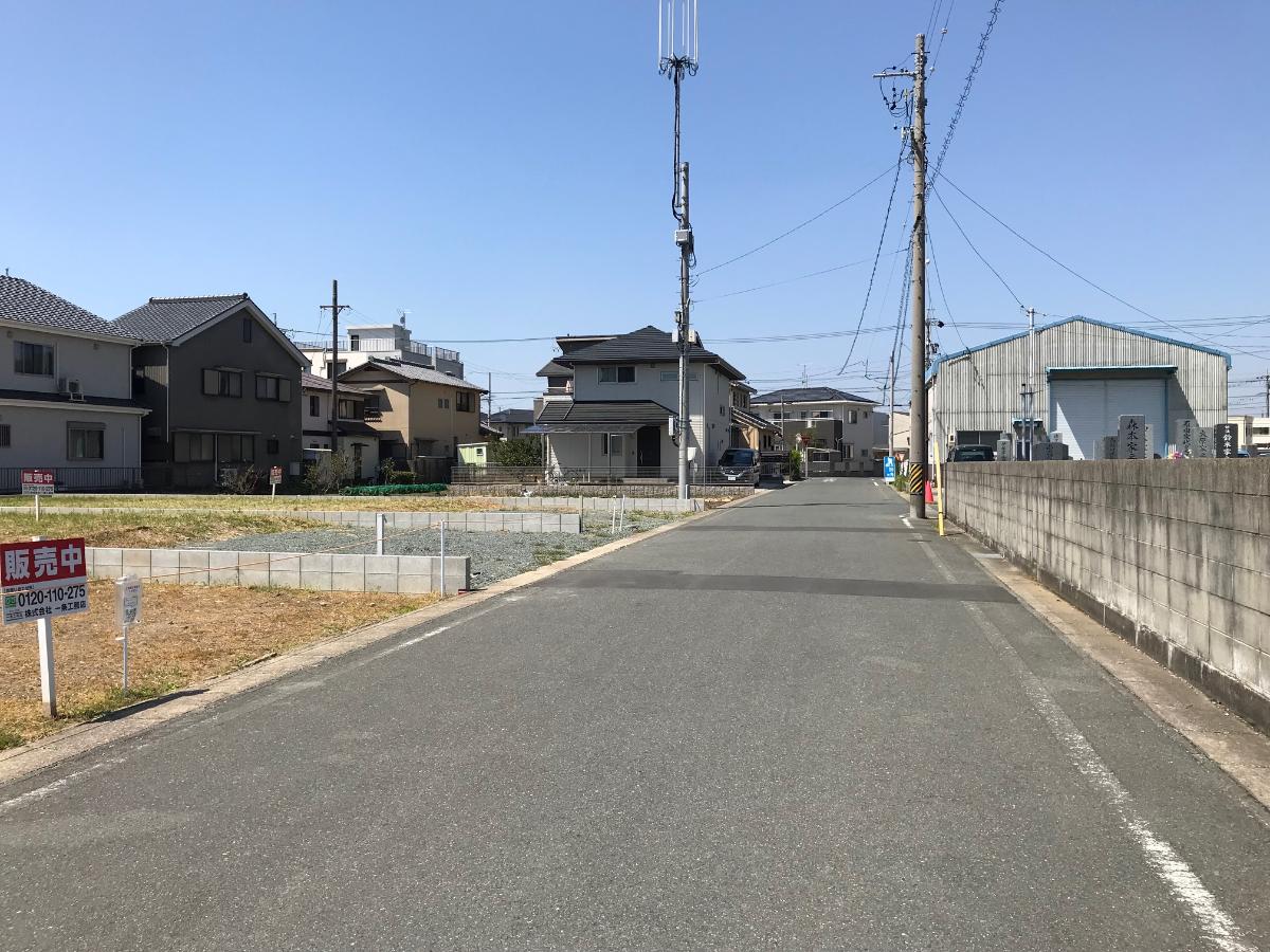 豊川市光陽町 土地 前面道路　