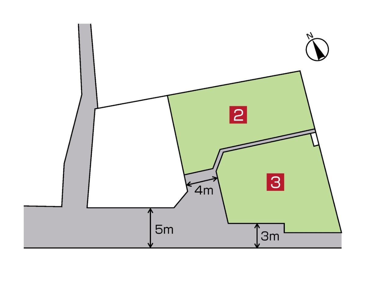 安佐北区可部３丁目 戸建 区画図