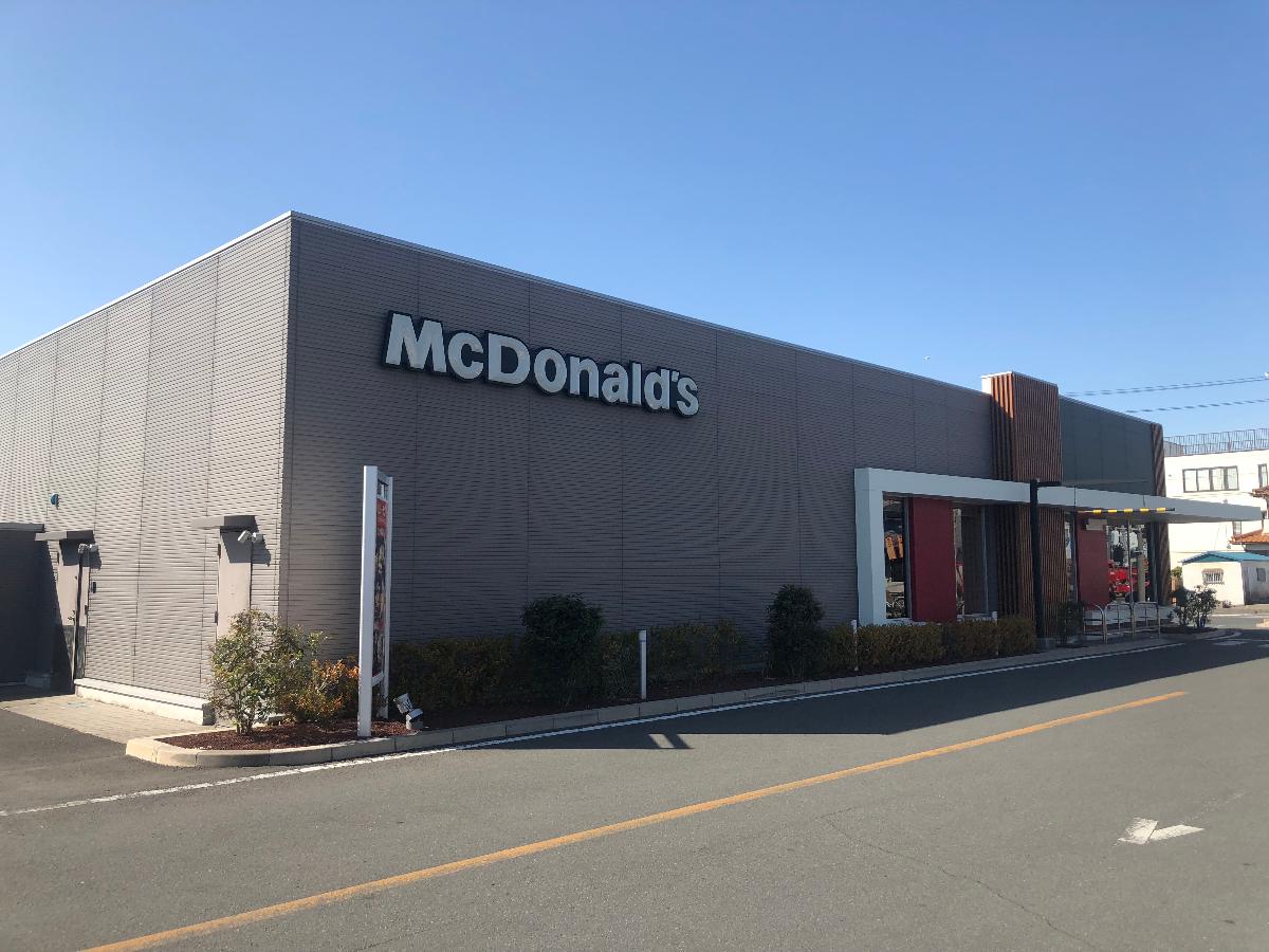 浜松市中区森田町 土地 マクドナルド森田町店まで約90m（徒歩2分）　お忙しい時や食べたいと思ったときにすぐに食べられて便利です。