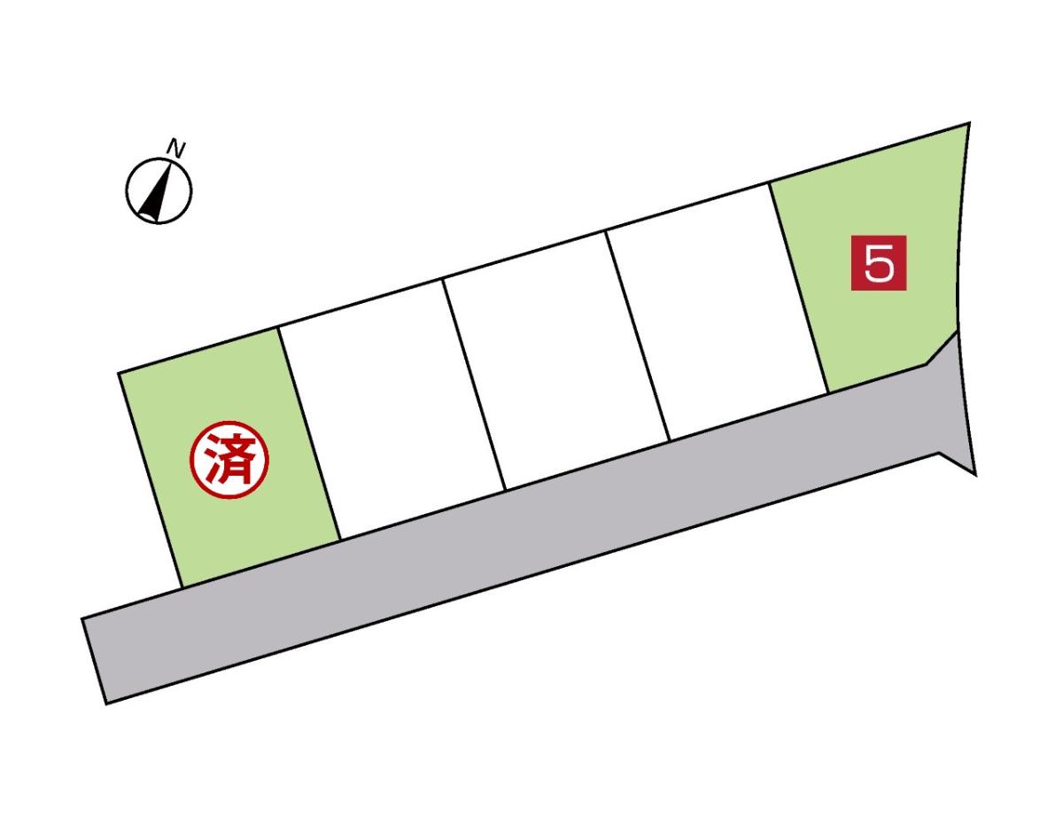 岡山市東区松新町 戸建 区画図