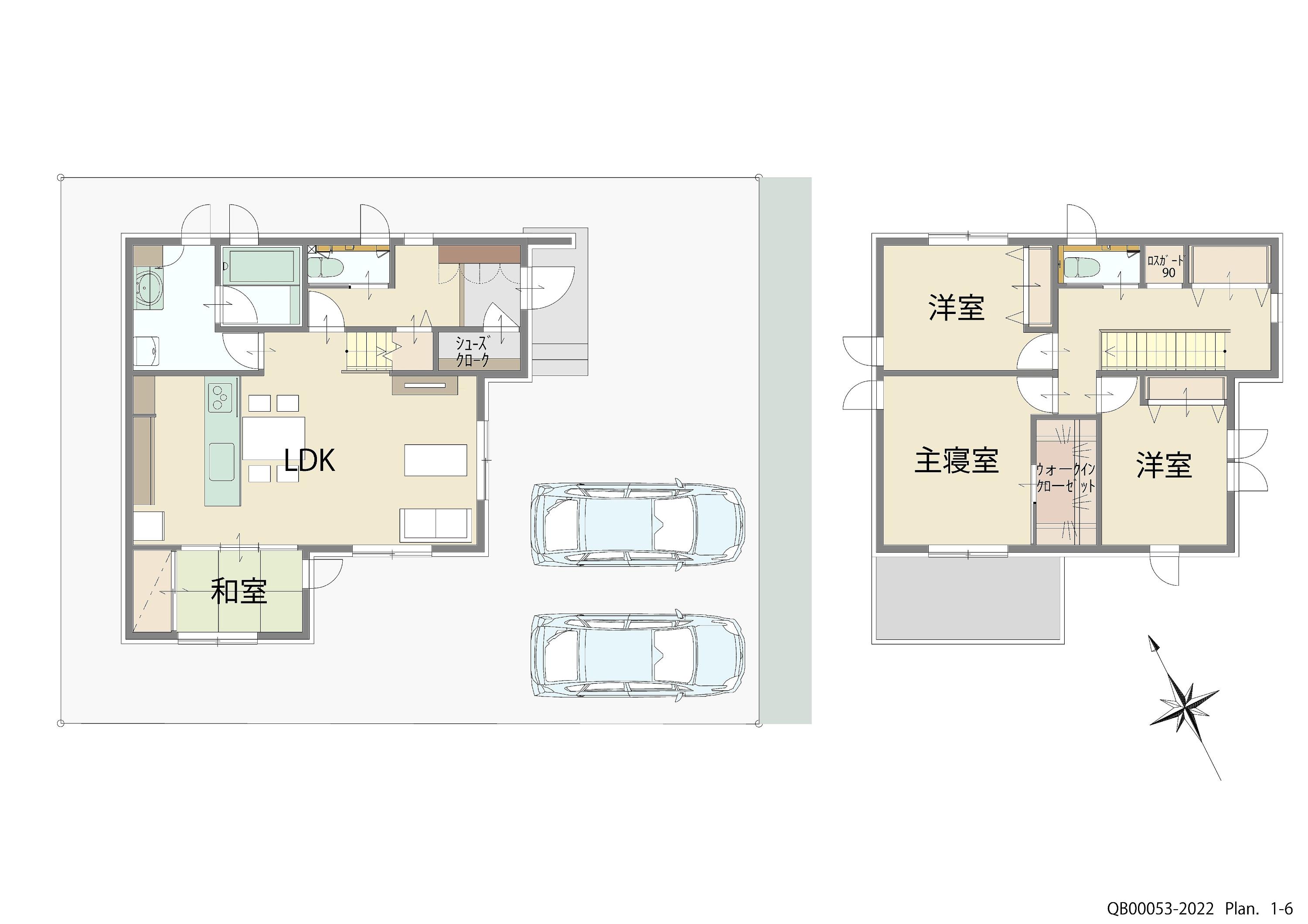 岡山市東区松新町 戸建 区画番号No.５ 間取り図