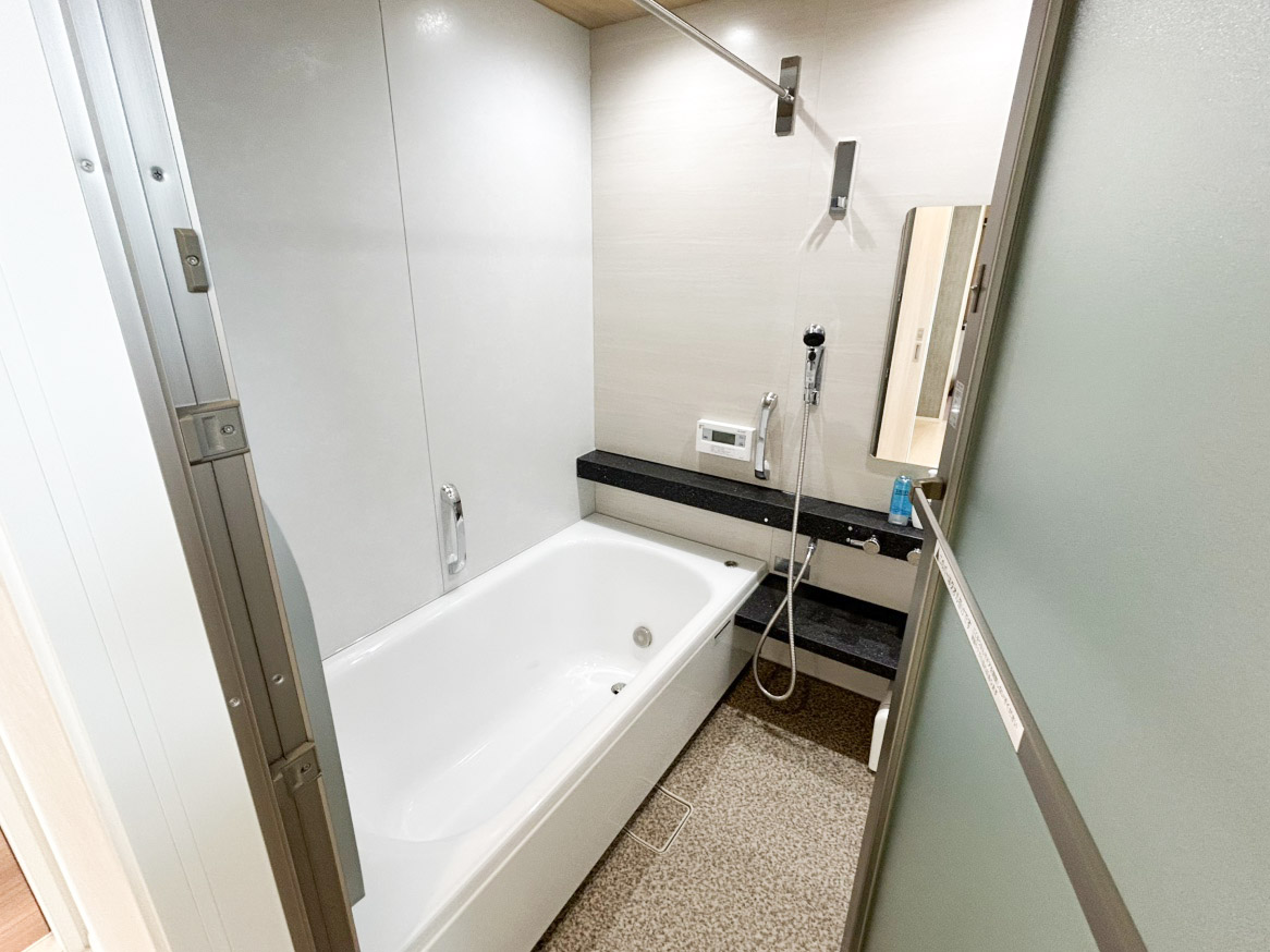 新潟市東区江南３丁目１－２ モデルハウス 区画番号No.1 真空断熱材を使用した浴槽は保温力の高さが特徴です