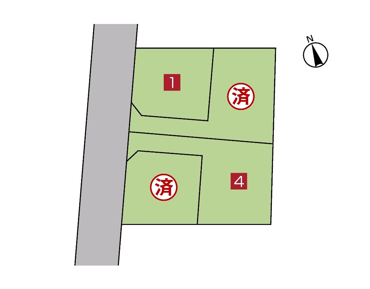 戸田市氷川町一条タウン 土地 区画図