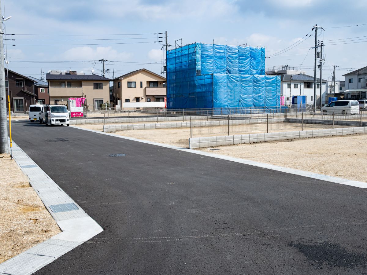各区画の前面道路　