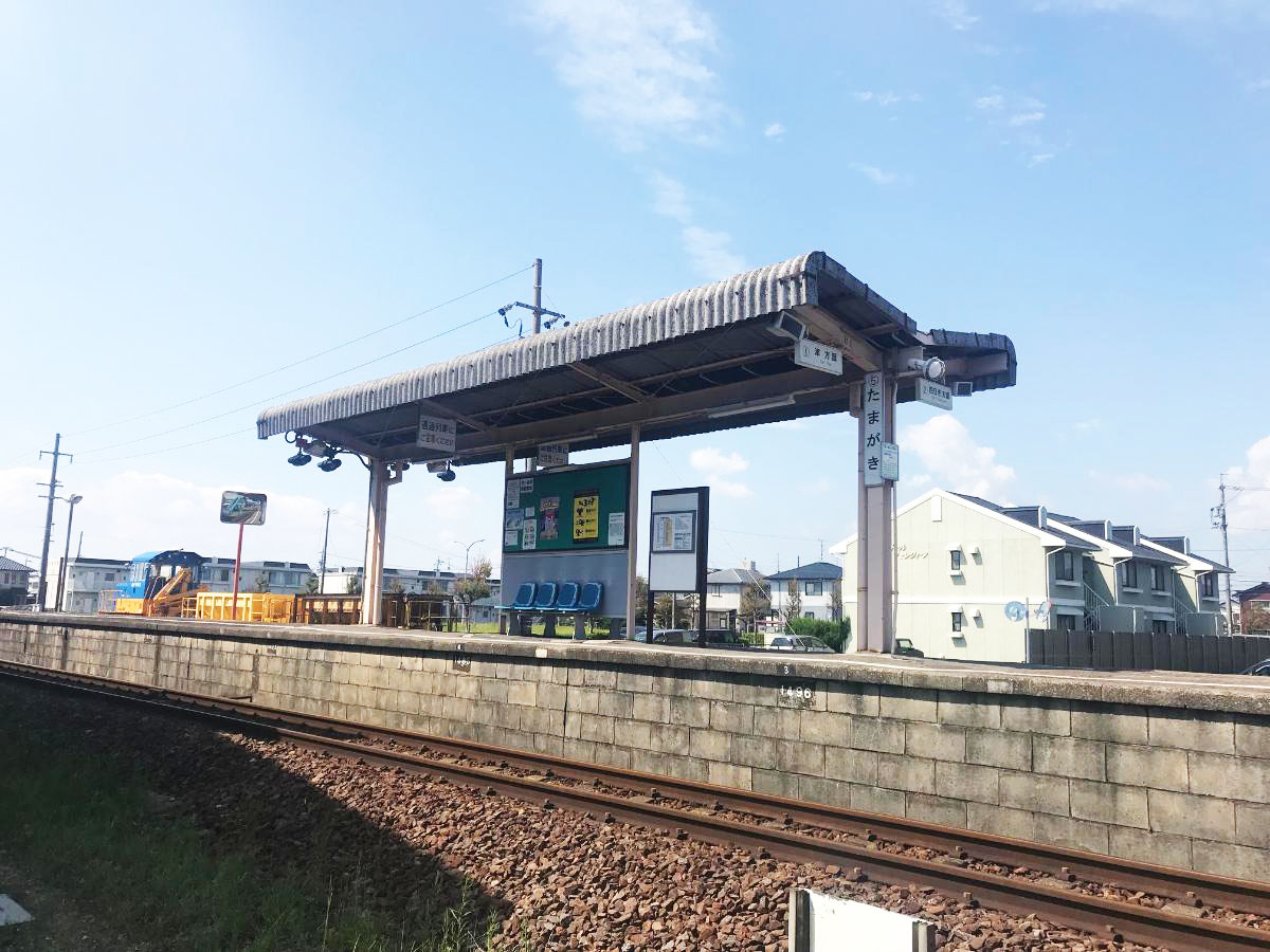 アイタウン　鈴鹿市末広南 土地 伊勢鉄道「玉垣駅」まで約1.6km（徒歩20分）　駅前は広い道路で送り迎えにも便利です。