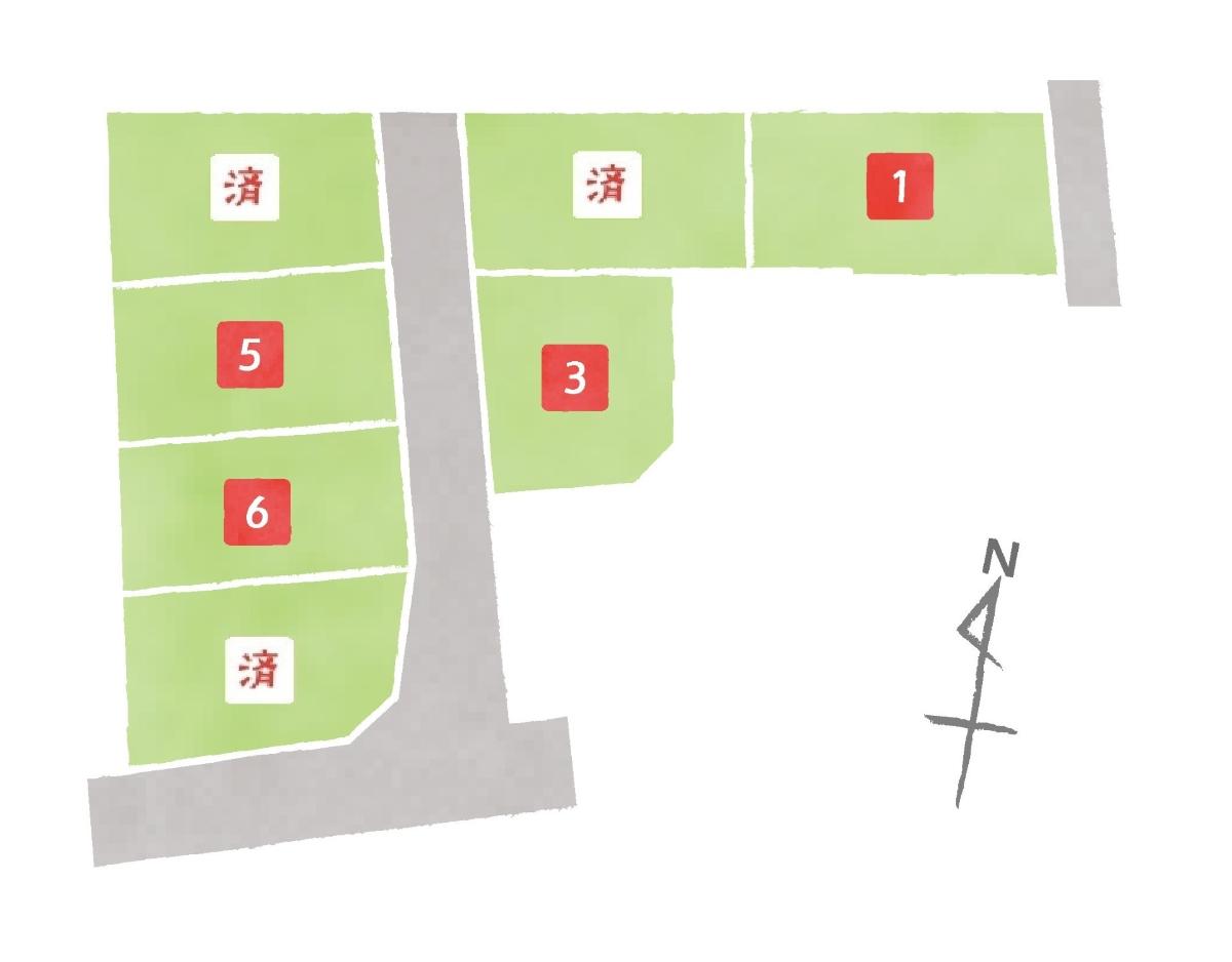 全7区画の分譲地です！　