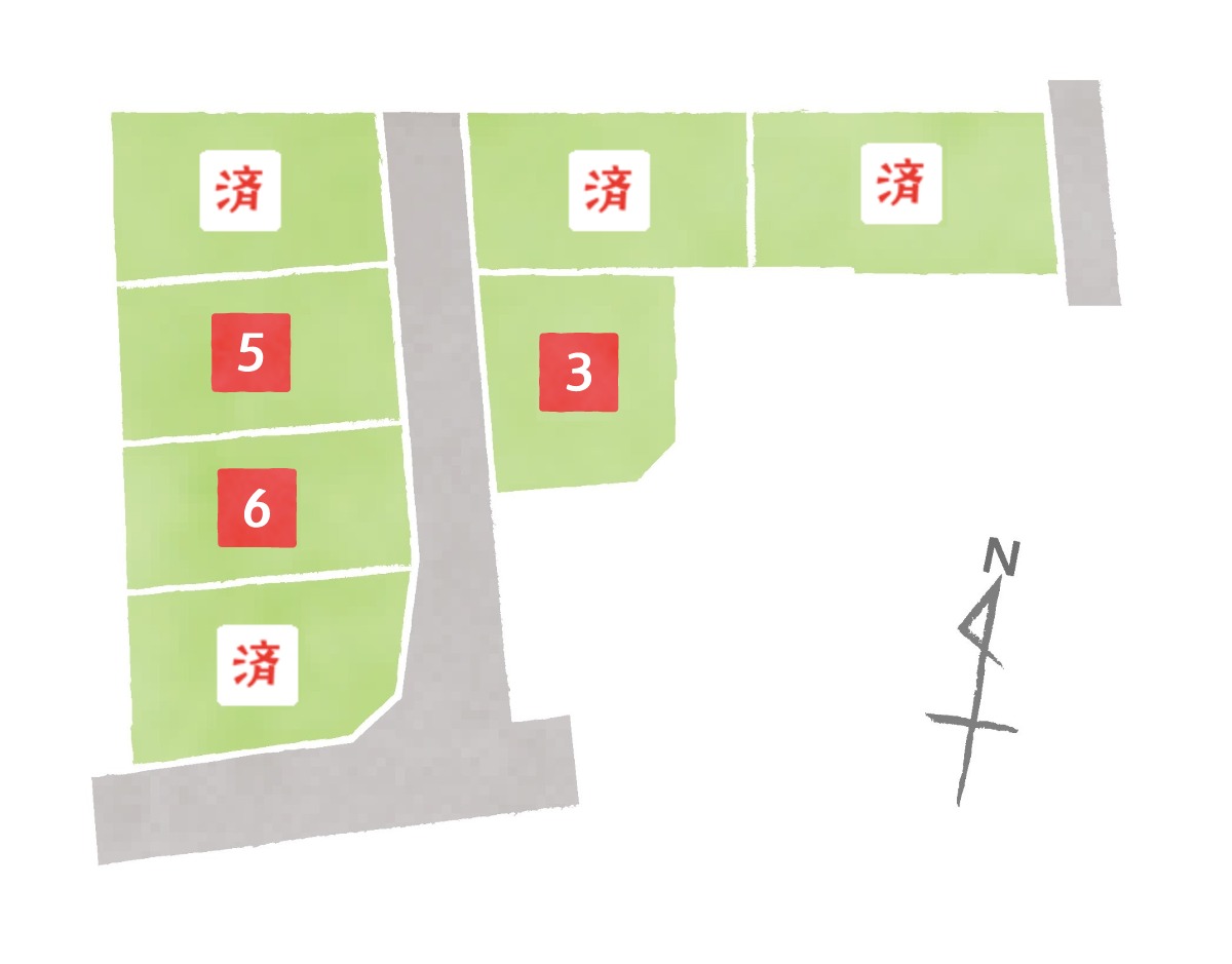 全7区画の分譲地です！　