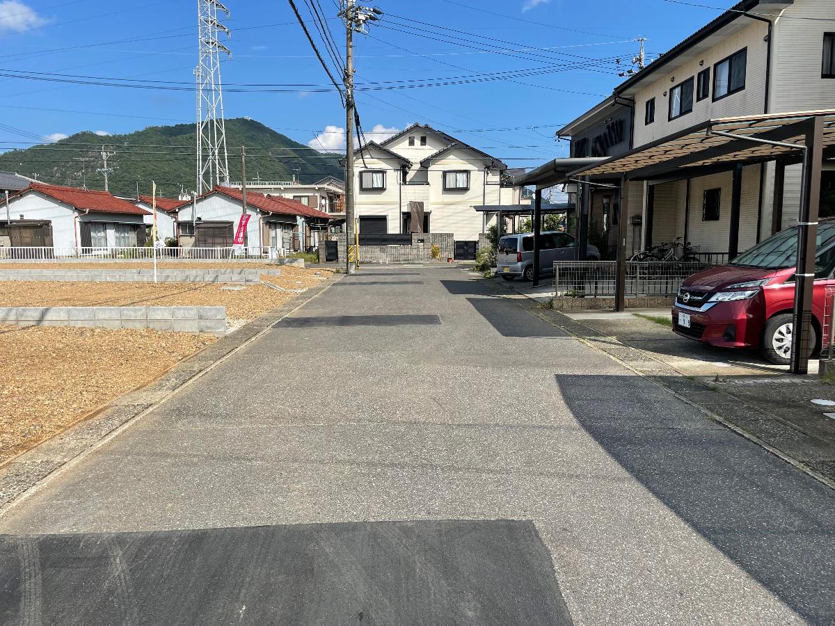 イイコトテラス　岐阜市上土居 土地 南側前面道路　