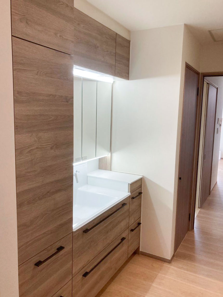 ラポールタウン名寄 モデルハウス 区画番号No.16 収納もたくさんあり、便利ですね！