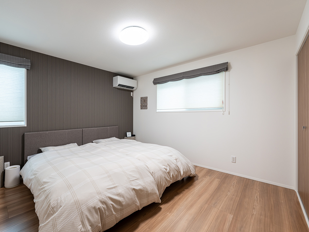 パークタウン曲渕分譲住宅 モデルハウス 区画番号No.10 主寝室です。