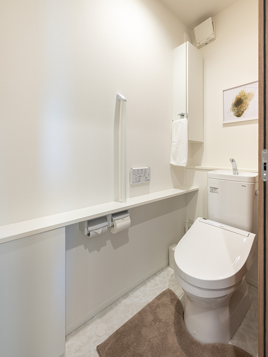 パークタウン曲渕分譲住宅 モデルハウス 区画番号No.10 2Fトイレです。